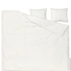 IKEA Angslilja White Duvet Queen Set